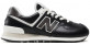 New Balance 574 Black кожаные 