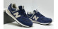 New Balance 574 Blue Cream White