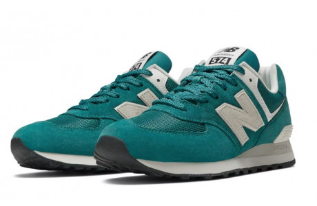 New Balance 574 Green Off White 