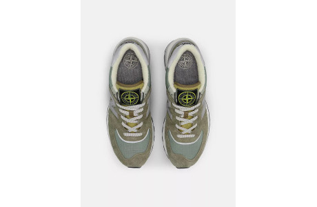 New Balance 574 Legacy x Stone Island Green