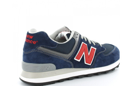 New Balance 574 Red/Blue