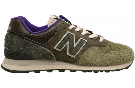 New Balance 574 Sneakersnstuff Nature Green Purple