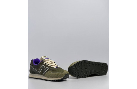 New Balance 574 Sneakersnstuff Nature Green Purple