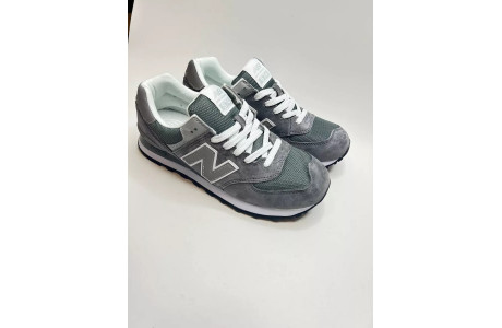 New Balance 574 White Light Grey
