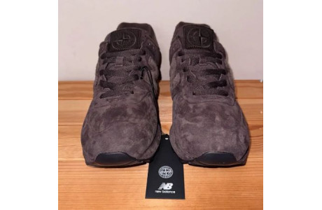 New Balance x Stone Island 574 Legacy Ghost Dark Brown 