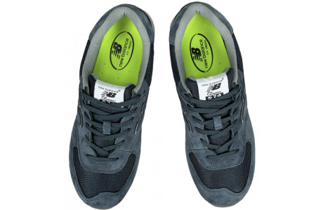 New Balance 574 Retro Metallic Patch Blue