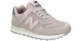 New Balance 574 розовые с серым