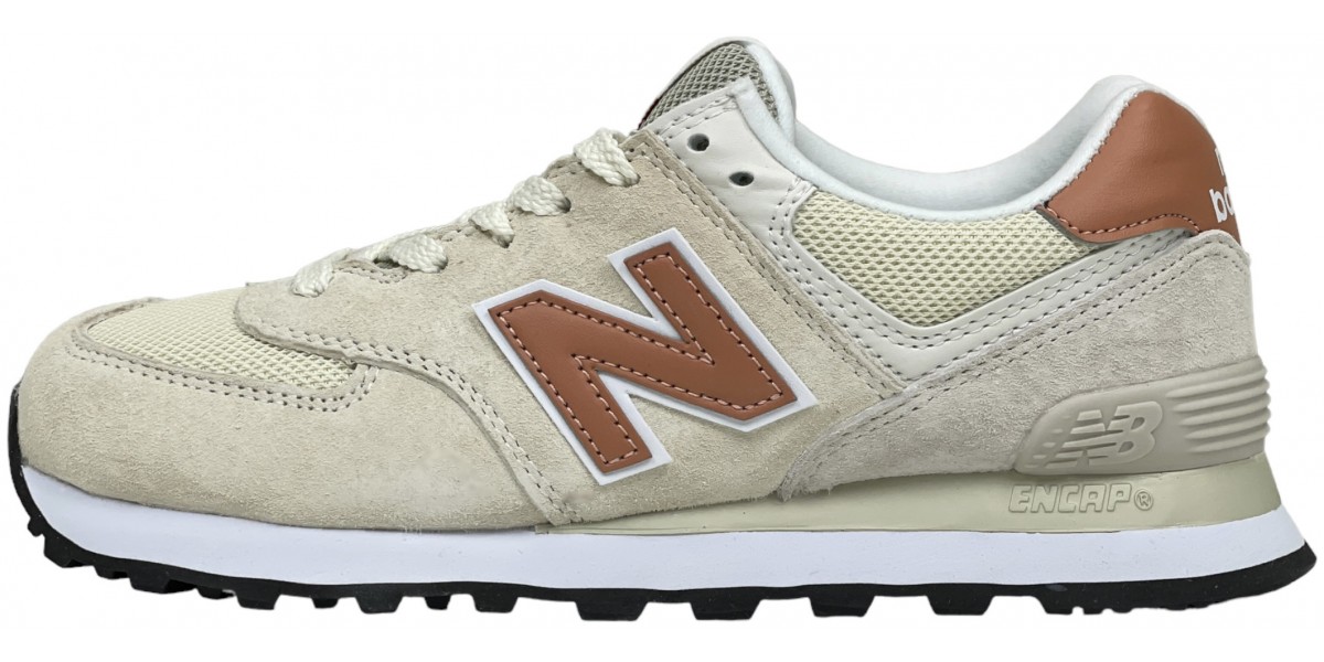 Мужская модель New Balance 574 Rugged Tan Brown / Официальный центр обуви