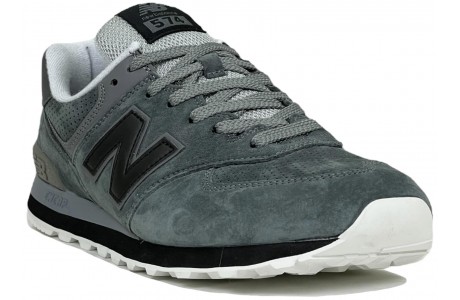 New Balance 574 Темно-серые с черным