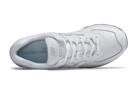 New Balance 574 White Leather