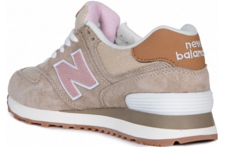 New Balance 574 Пудровые замшевые