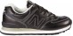 New Balance 574 Черные с белым кожаные 