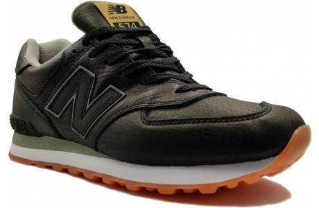New Balance 574 Черно-зеленые