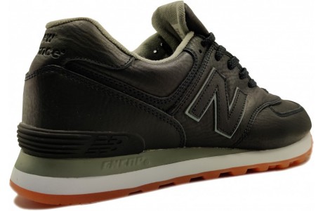 New Balance 574 Черно-зеленые