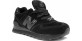 New Balance 574 Черные замшевые