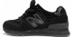 New Balance 574 Черные замшевые