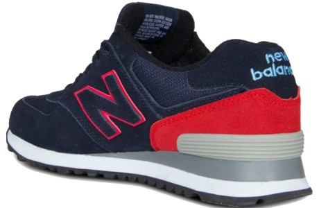 New Balance 574 Синие с красным