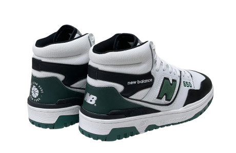 New Balance 650 Black Green с мехом