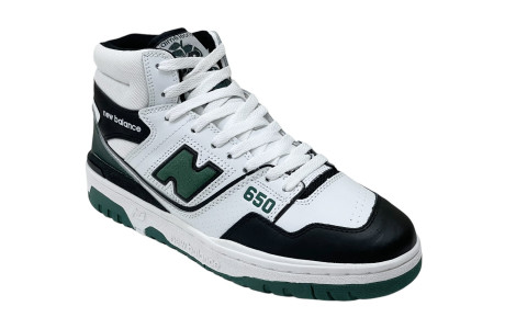 New Balance 650 Black Green с мехом