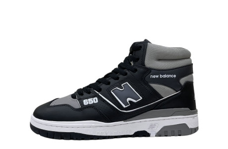 New Balance 650 Black Grey с мехом