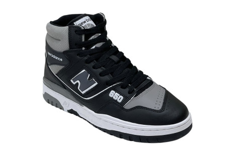 New Balance 650 Black Grey с мехом