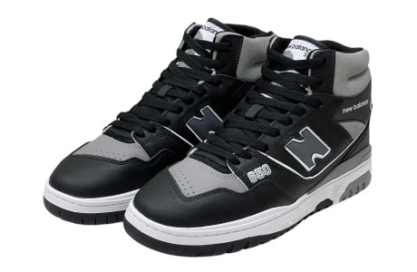 New Balance 650 Black Grey с мехом