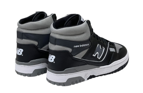 New Balance 650 Black Grey с мехом
