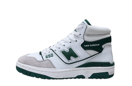 New Balance 650 White Green с мехом