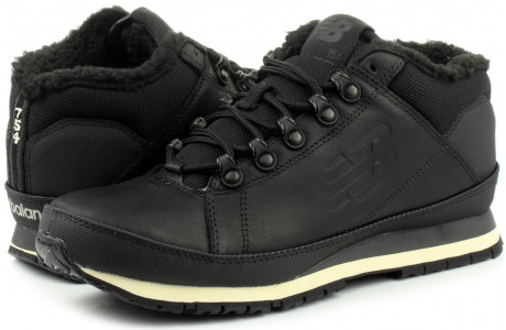 New Balance 754 Кожаные черные с мехом