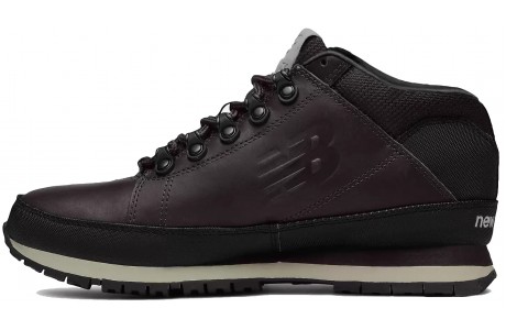 New Balance 754 кожаные темно-коричневые