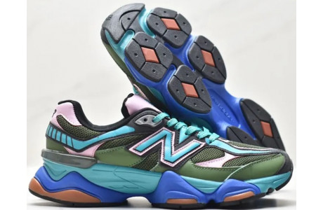 New Balance 9060 Green Blue зеленые