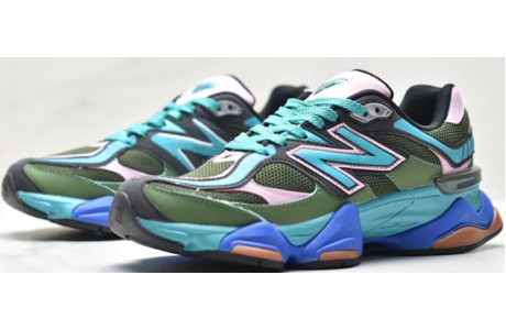 New Balance 9060 Green Blue зеленые