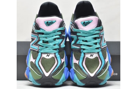 New Balance 9060 Green Blue зеленые