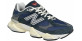 New Balance 9060 Light Navy White с мехом