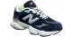 New Balance 9060 Navy White с мехом