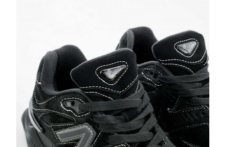 New Balance 9060  White Stitching Triple Black