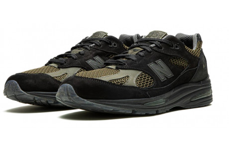 New Balance 991 Stone Island - Black Olive 