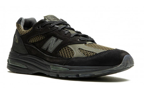 New Balance 991 Stone Island - Black Olive 