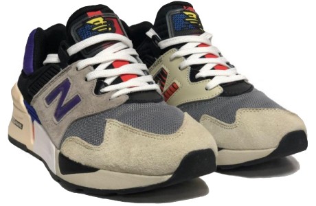 New Balance 997 Серые с фиолетовым