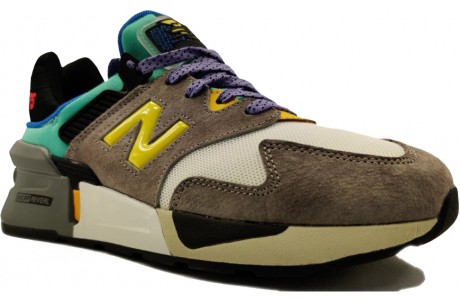 New Balance WL997JCF Серые с желтым