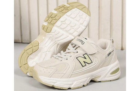 New Balance 530 Running White Beige детские