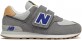 New Balance 574 Hook and Loop серые детские