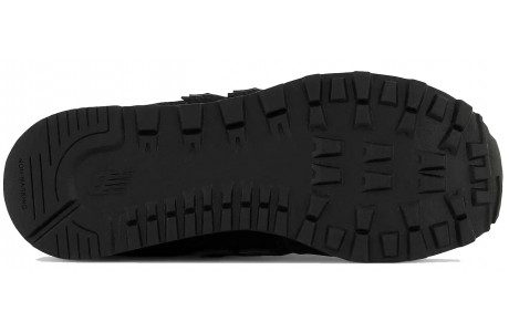 New Balance 574 Mid черные детские с мехом