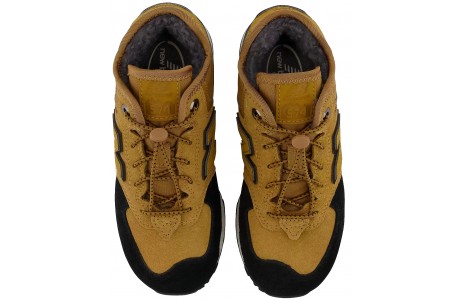 New Balance 574 Mid коричневые детские с мехом