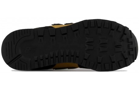 New Balance 574 Mid коричневые детские с мехом