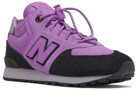 New Balance 574 Mid розовые детские с мехом