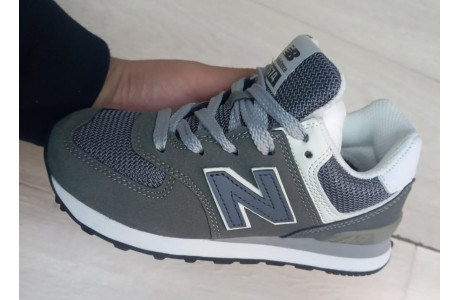New Balance 574 Camo Green Grey White детские