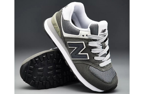 New Balance 574 Camo Green Grey White детские