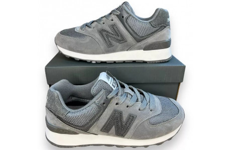 New Balance 574 Deep Grey White детские