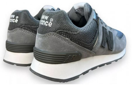 New Balance 574 Deep Grey White детские